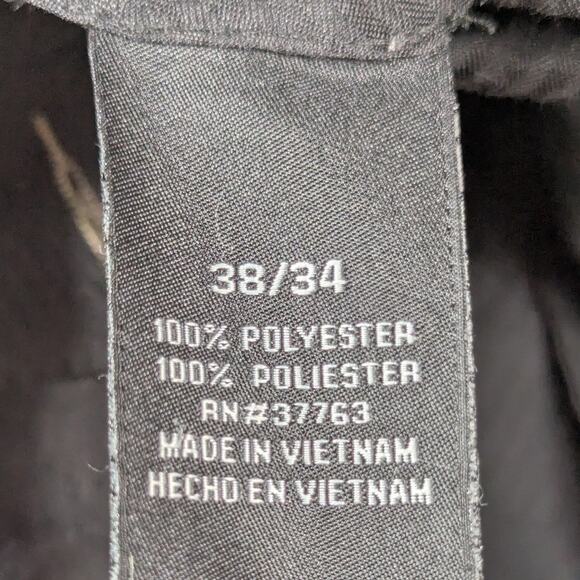 Perry Ellis America Pants 38x34 Mens Tan Pleated Dress Slacks Classic Fit - Picture 4 of 4